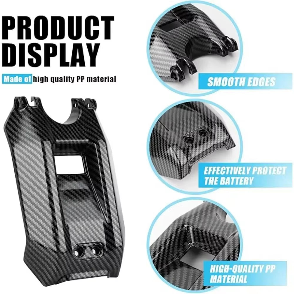 Elevate Your Ride with the Motorcycle Carbon Fiber Battery Cover for Sur-Ron Light Bee X/S - Durable Protection and Stylish Upgrade!