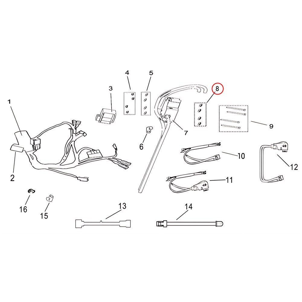 Surron Light Bee X/L1E - Nylon Washer (Φ7*Φ3.2*5) (MPC:81125-YQ2A-0100)(Packed in 10s)