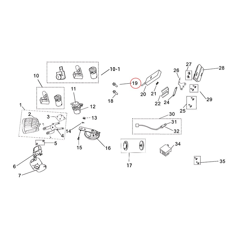 Surron Light Bee X/L1E - Screw FB01003 M6*16 (MPC:FB01-003-06-016-F2)(Packed in 10s)