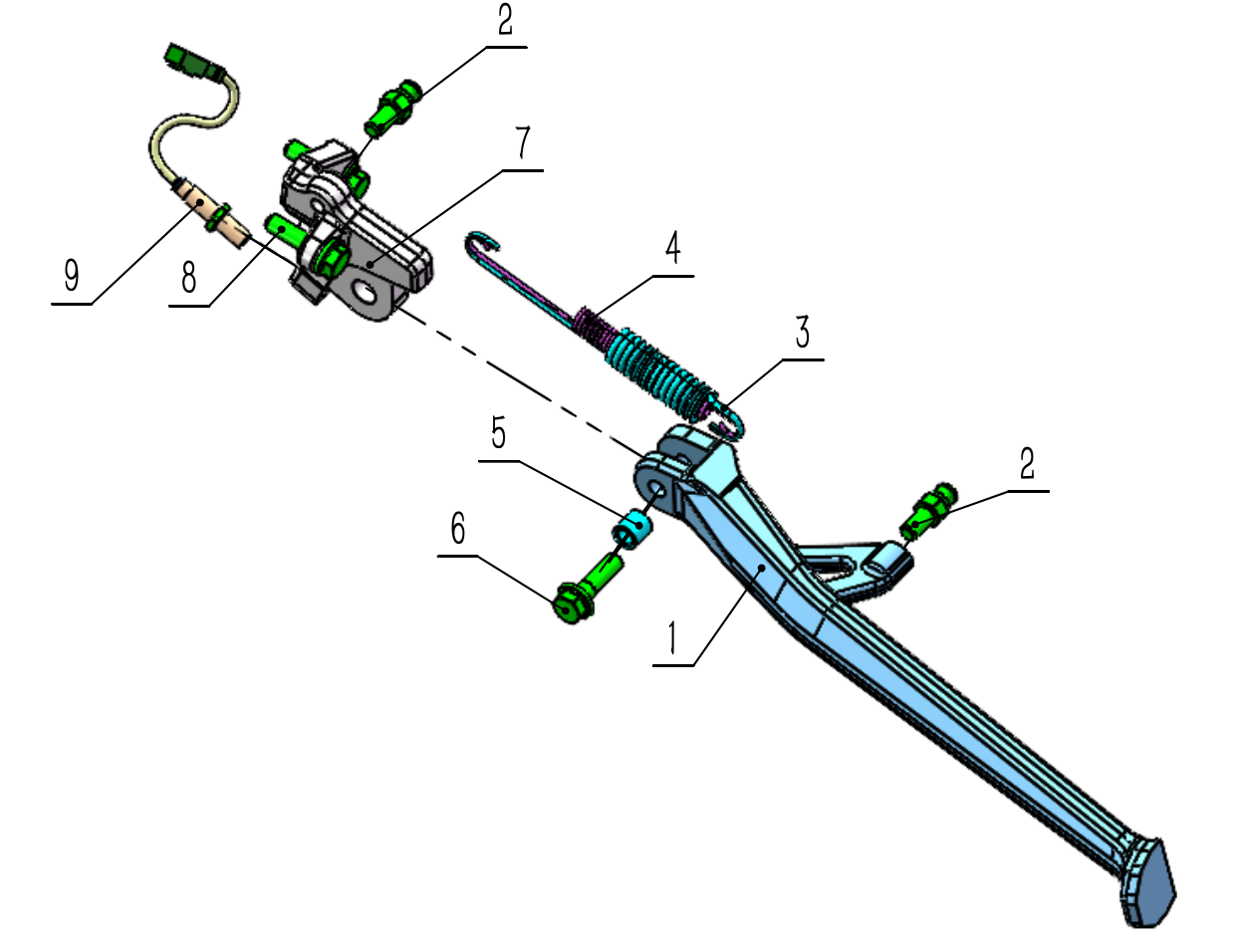 Side Stand diagram